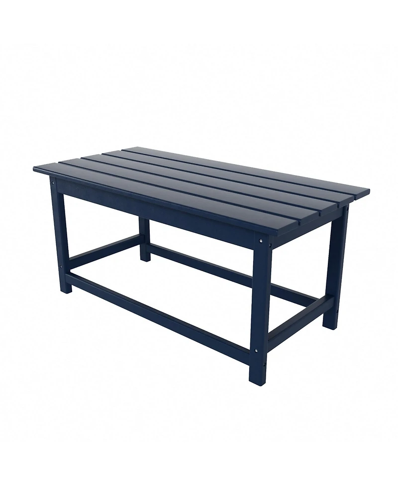 WestinTrends 4-Piece Adirondack Chairs with Cup Holders and Table Set