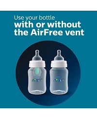 Philips Avent Anti-colic Baby Bottle With AirFree Vent, 9oz, 4pk