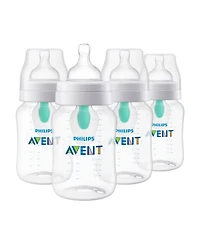 Philips Avent Anti-colic Baby Bottle With AirFree Vent, 9oz, 4pk