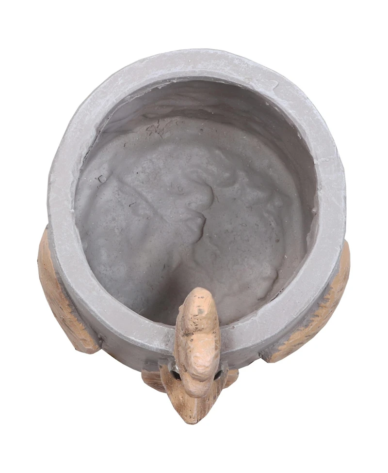 Tate the Turkey Planter Statue - Indoor/Outdoor Decorative Figurine - 8.5"