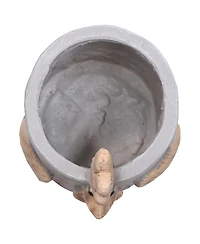 Tate the Turkey Planter Statue - Indoor/Outdoor Decorative Figurine - 8.5"