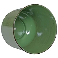 Vivian Metal Indoor or Outdoor Planter with Drainage Hole