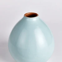 11" x 12" Lucela Peruvian Clay Medium Handcrafted Decorative Vase
