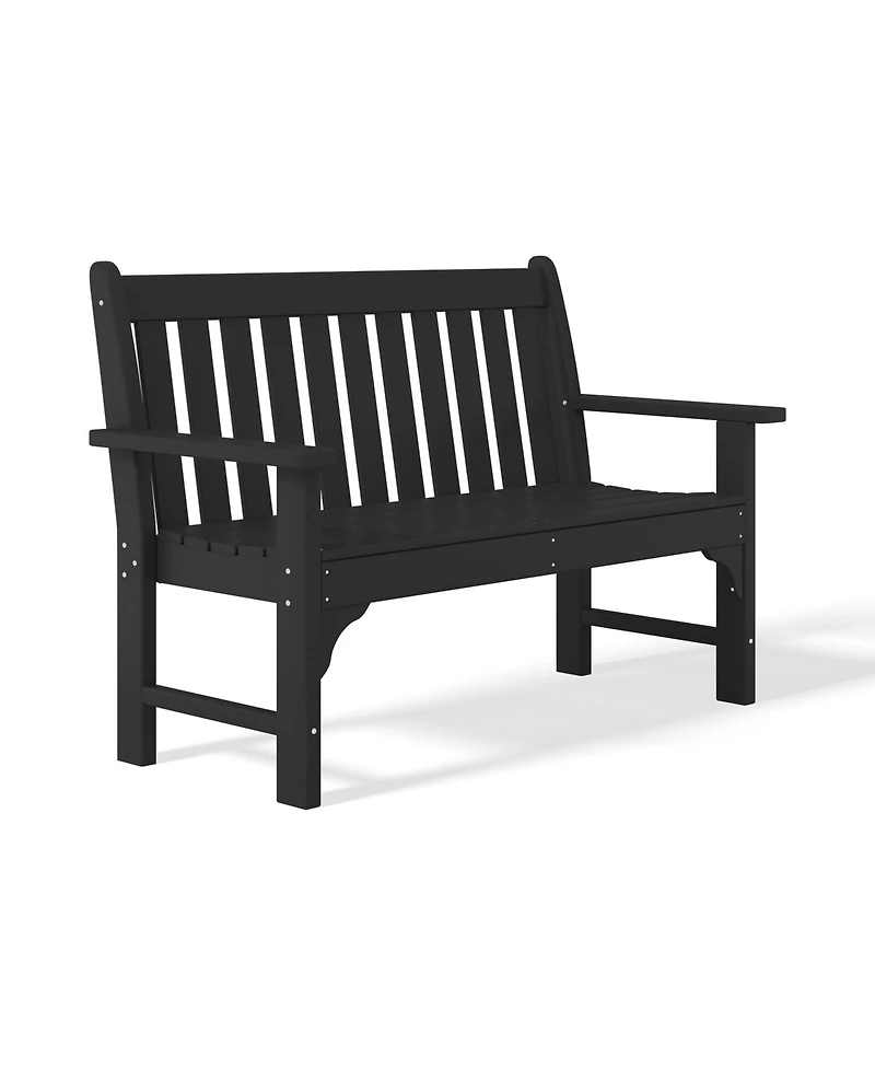 WestinTrends Outdoor 2-Person All-Weather Hdpe Front Porch Garden Bench