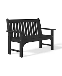 WestinTrends Outdoor 2-Person All-Weather Hdpe Front Porch Garden Bench