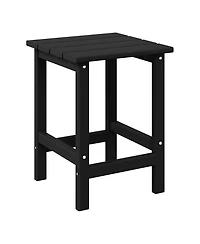 WestinTrends 3-Piece Adirondack Chair with Cup Holder and Folding Ottoman Table Set