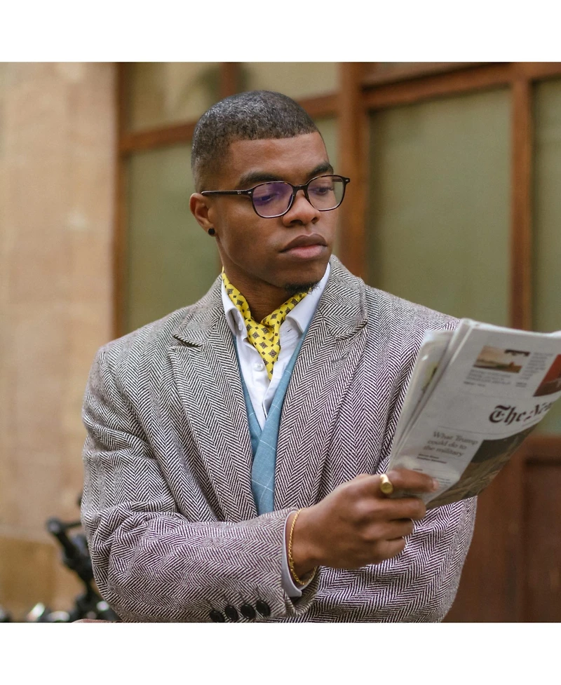 Corbara - Silk Ascot Cravat Tie for Men