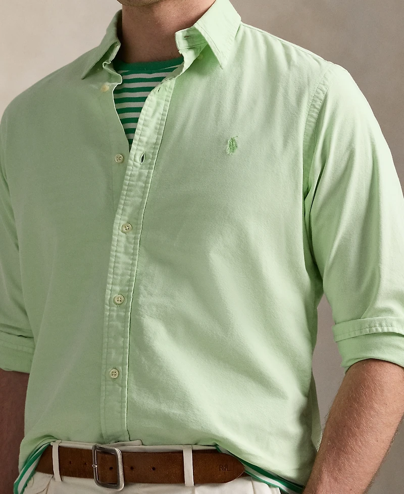 Polo Ralph Lauren Men's Classic Fit Mineral-Dyed Oxford Shirt