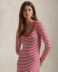 Polo Ralph Lauren Women's Striped Scoopneck Dress
