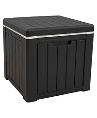 9-Gallon Outdoor Cooler Box - Polypropylene Resin - Black