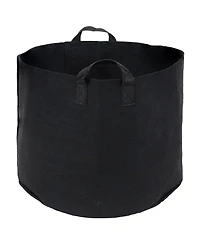 Garden Grow Bag with Handles Non-Woven Polypropylene Fabric, Black