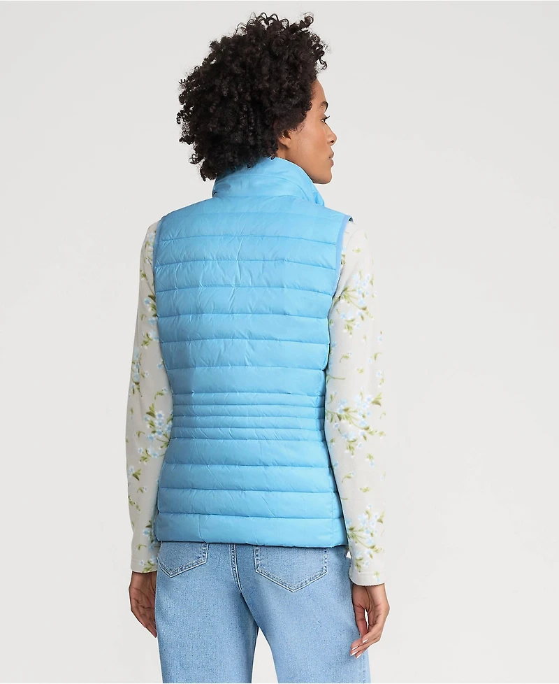 Lands' End Women's Wanderweight Packable Down Vest