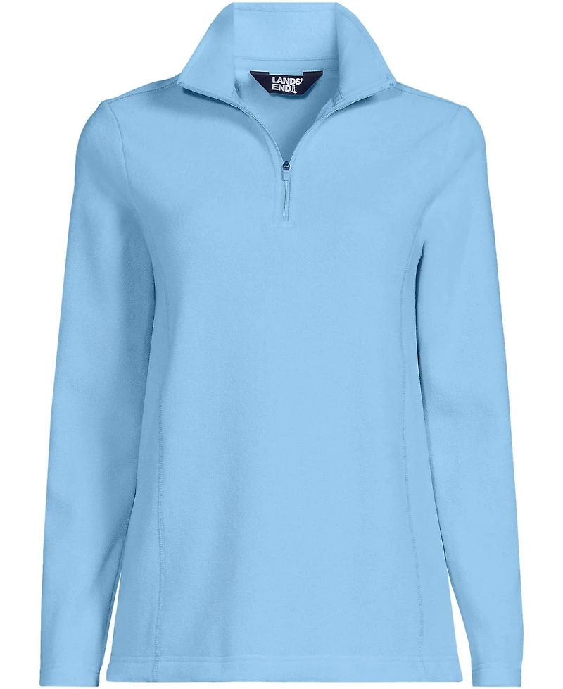 Lands' End Women's Plus Anyweather Fleece Quarter Zip Pullover