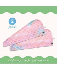 Turbie Twist Deluxe Wet Dry - Microfiber Tt and Shower Cap Multicolor