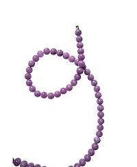 Lilac — Purple jade beaded necklace