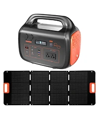 Mondawe 1000W Portable Power Station with 200W Solar Panel