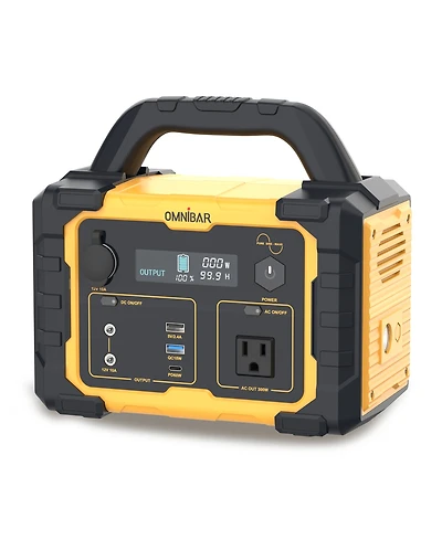 Mondawe 300W Portable Power Station 299.5Wh Solar Generator with Ac Outlet