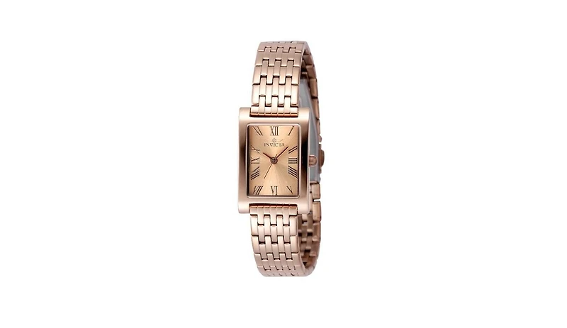 Invicta Women's 48145 Angel Quartz 3 Hand Rose Gold Dial Watch