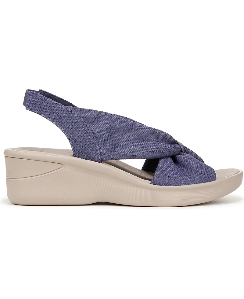 LifeStride Women's Serenade Washable Slingback Wedge Sandals