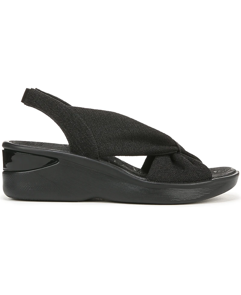 LifeStride Women's Serenade Washable Slingback Wedge Sandals
