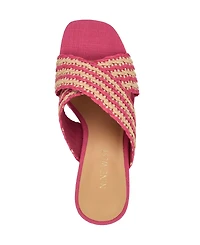 Nine West Women's Novela Woven Slip-On Wedge Sandals