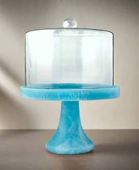 Godinger Lucente Resin Matte Cake Dome
