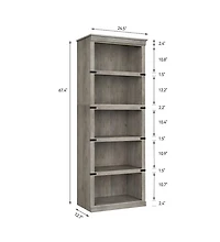 gaomon Farmhouse Book Shelf with Storage