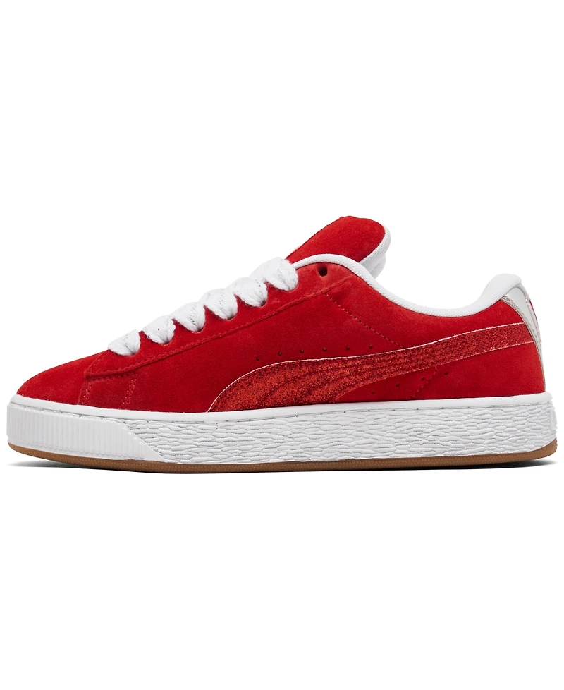 Puma Big Girls' Suede Xl Glitz Skate Casual Sneakers from Finish Line