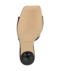 Nine West Women's Disko Square Toe Stiletto Sandals