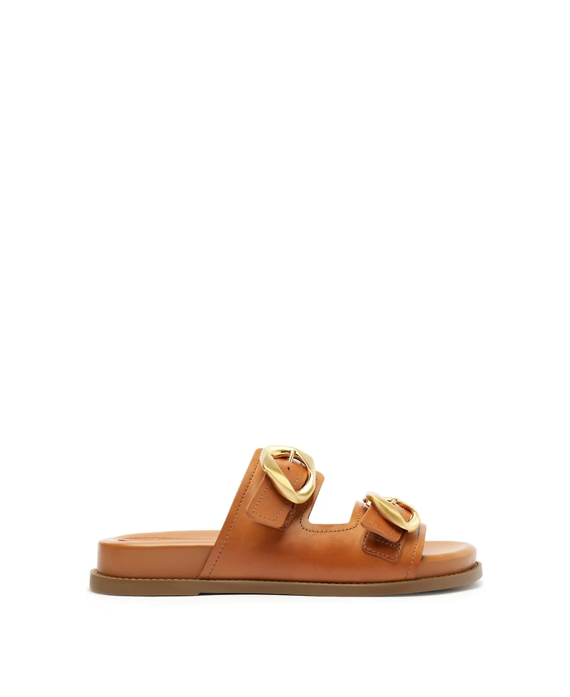 Schutz Women's Olga Sporty Round Toe Flat Sandals