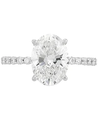 Grown With Love Certified Lab Diamond Engagement Ring (3-1/2 ct. t.w.) 14k White Gold