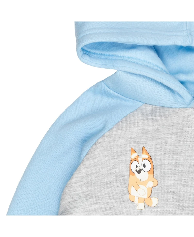 Bluey Toddler Boys Mom Dad Bingo Fleece Hoodie Toddler|Child