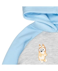 Bluey Toddler Boys Mom Dad Bingo Fleece Hoodie Toddler|Child