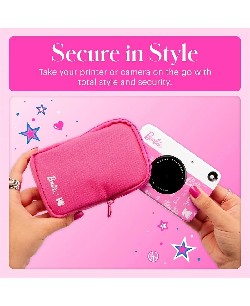 Kodak x Barbie Step Slim Instant Portable Photo Printer + Barbie Deluxe Camera Case & More