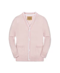 Hope & Henry Boys' Organic Long Sleeve Tipped Cardigan Sweater, Kids