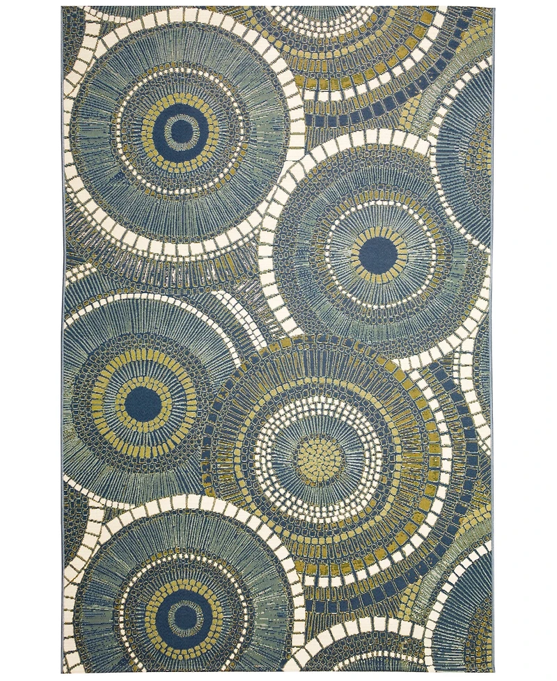 Liora Manne' Marina Circles 8'10"x11'9" Area Rug
