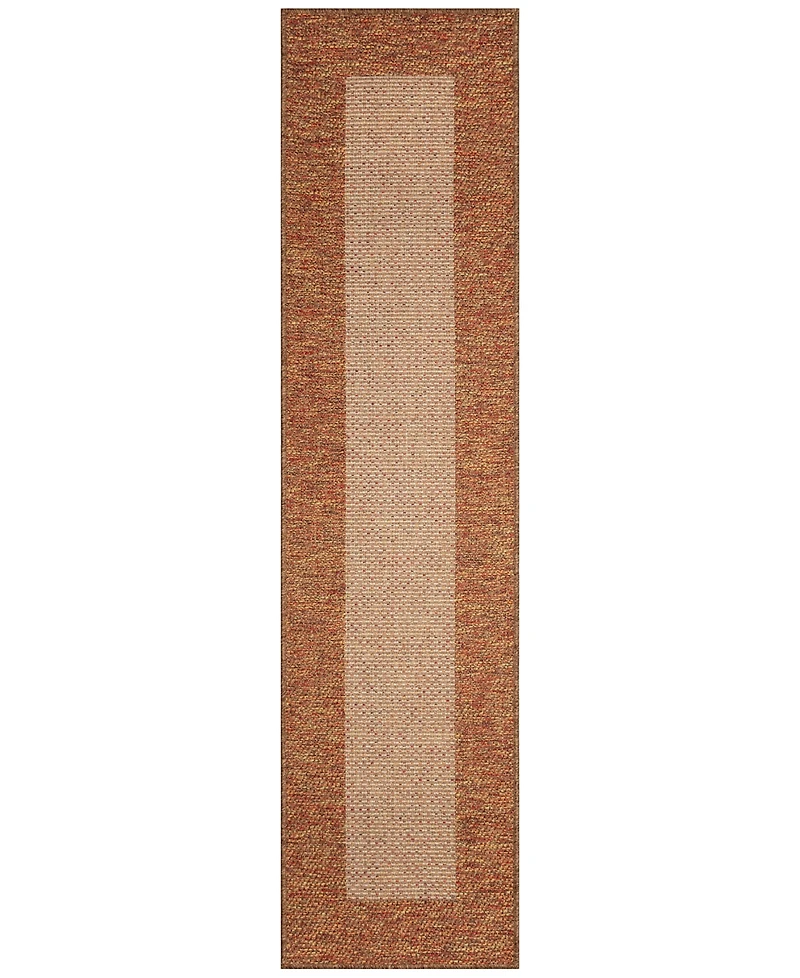 Liora Manne' Roma Border 1'11"x7'6" Runner Area Rug