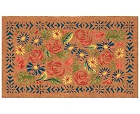Liora Manne' Natura Block Print Flowers 2'x3' Area Rug