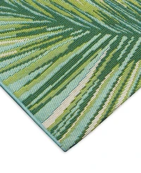 Liora Manne' Marina Palm Border 7'10"x9'10" Area Rug