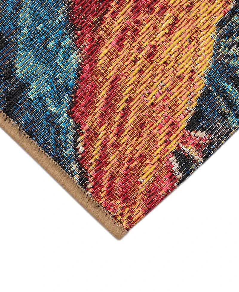 Liora Manne' Esencia Three Roosters 2'x2'10" Area Rug