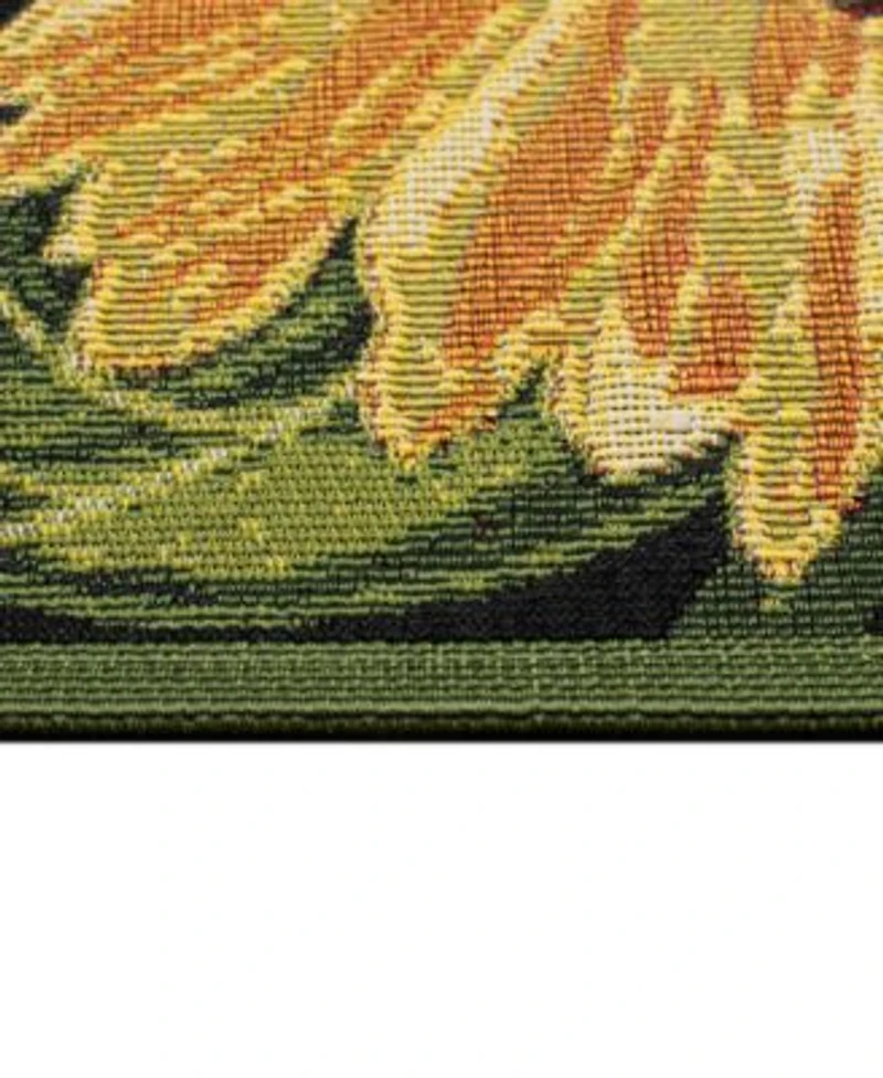 Liora Manne Marina Sunflowers Rug Collection