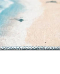 Liora Manne' Impressions Seaturtles Beach 2'5"x3'11" Area Rug