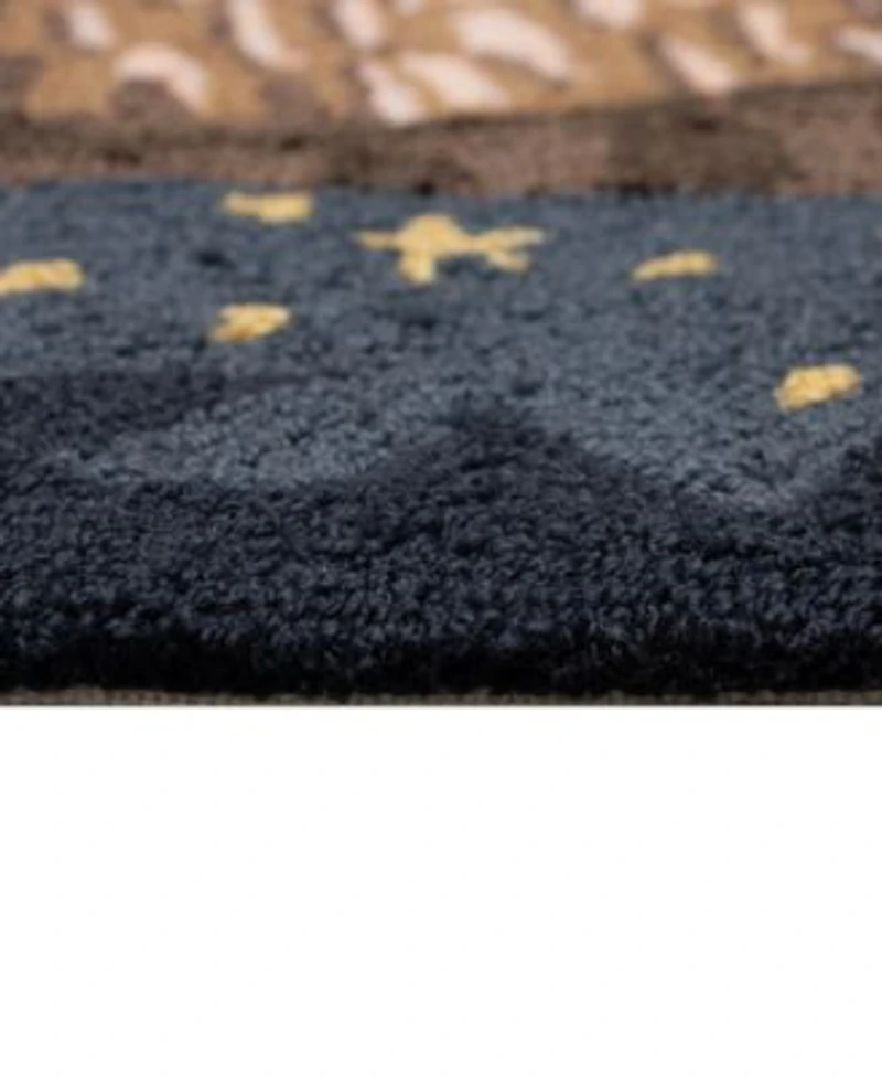 Liora Manne Frontporch Owl Family Rug Collection
