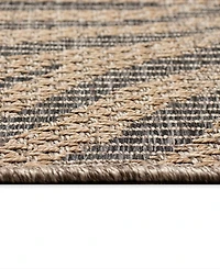 Liora Manne' Monaco Zebra 5'3"x7'3" Area Rug