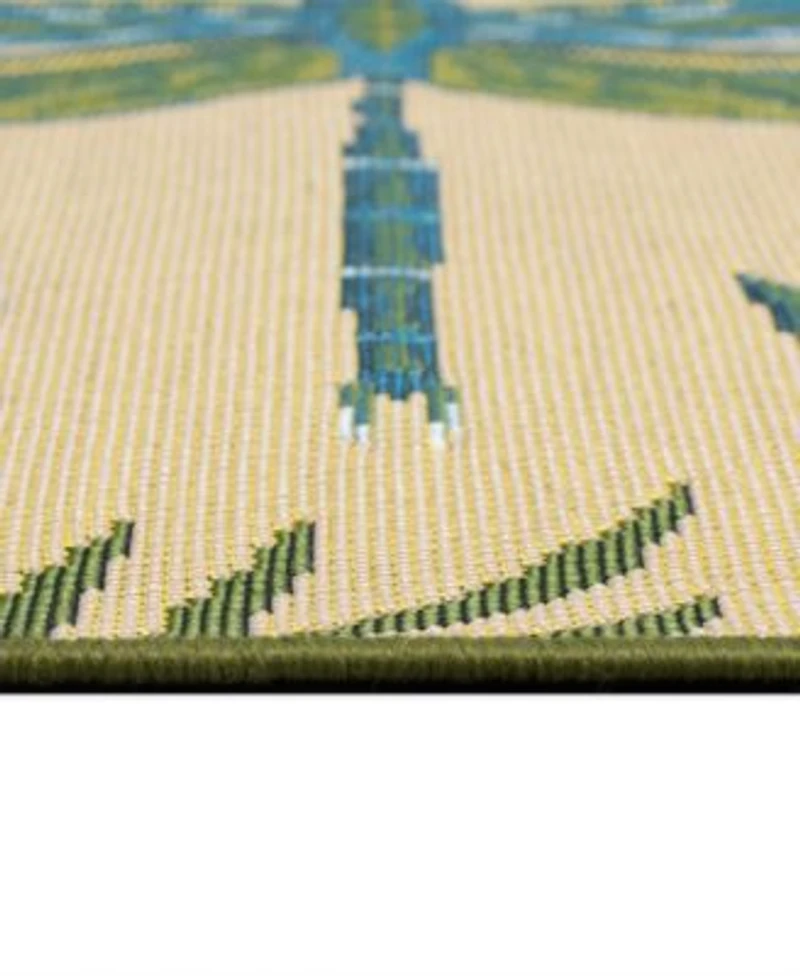Liora Manne Esencia Floral Dragonfly Rug Collection