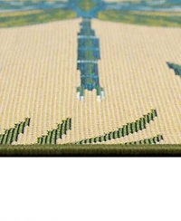 Liora Manne Esencia Floral Dragonfly Rug Collection