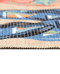 Liora Manne' Impressions Beachside Flip Flops 1'11"x4'11" Runner Area Rug