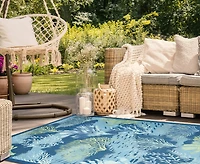 Liora Manne' Marina Coral Garden 4'10"x7'6" Area Rug