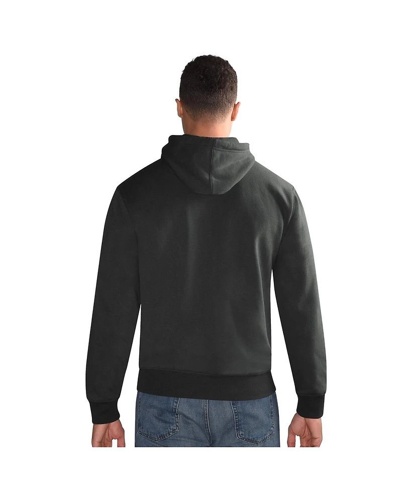 Starter Men's Charcoal Kansas City Chiefs Vintage Pullover Hoodie