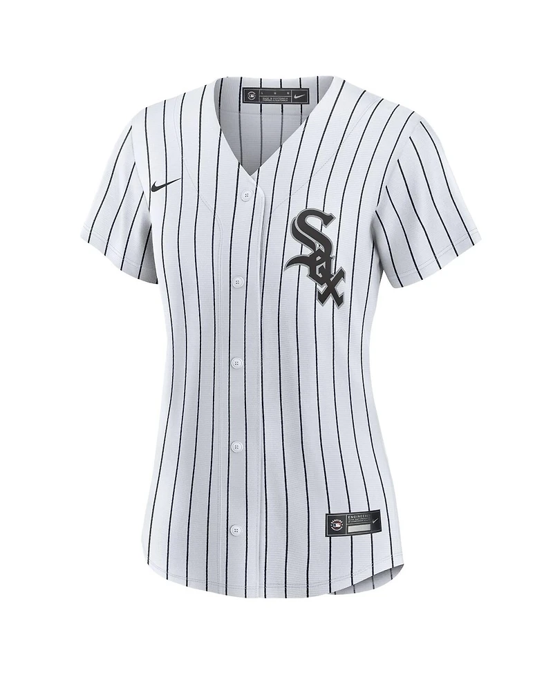 Nike Women's Yoan Moncada White Chicago Sox Home Replica Player Jersey